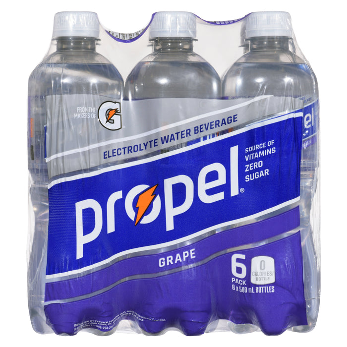 Boisson aux électrolytes au raisin Propel, emb. 6, 500 ml