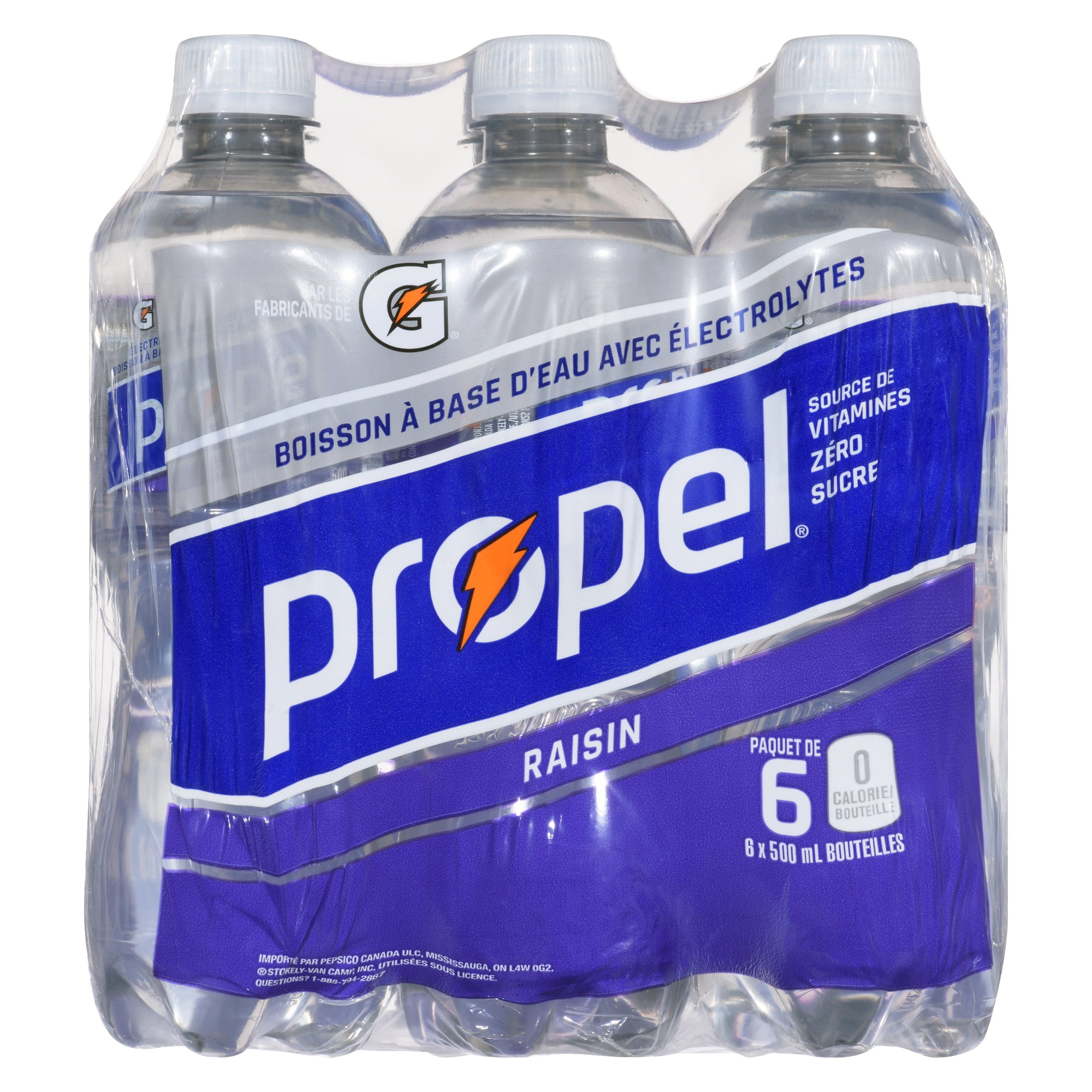 Boisson aux électrolytes au raisin Propel, emb. 6, 500 ml Giant Tiger