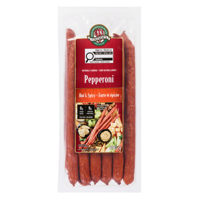 Grimm's Fine Foods Deli to Go Hot Pepperoni, 600 g