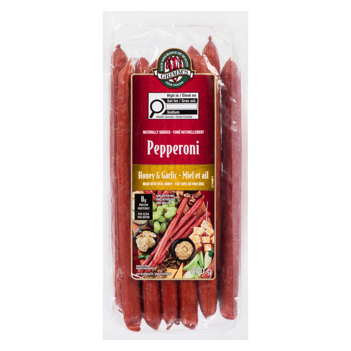 Pepperoni miel et ail Deli To Go de Grimm's Fine Foods - 600 g