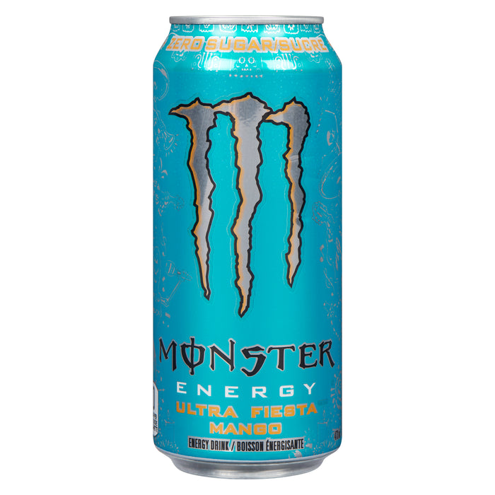 Monster Energy Drink Zero Sugar Ultra Fiesta Mango, 473 ml