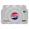 Mini bouteilles de Pepsi diète, paquet de 8, 355 ml