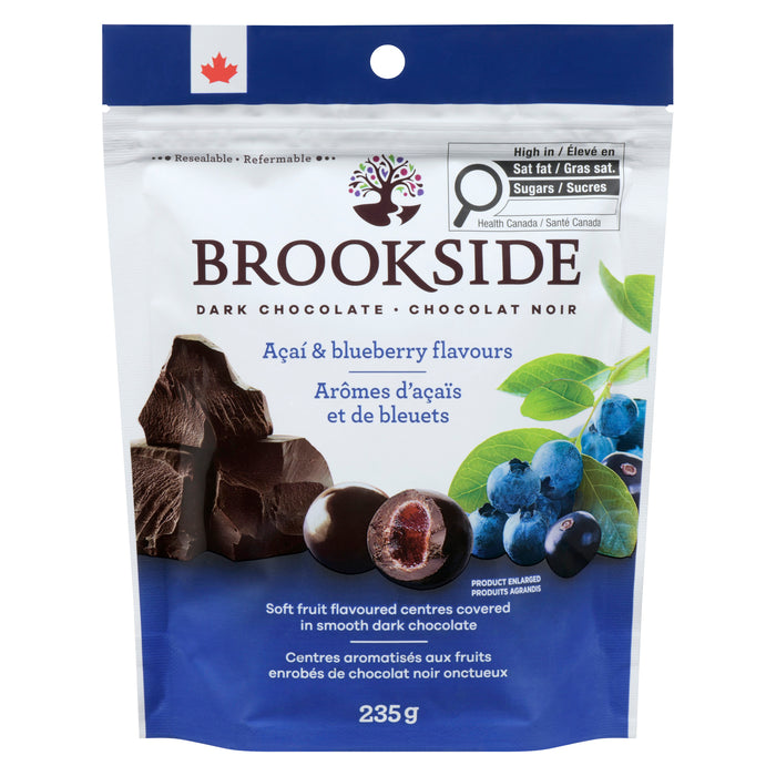 Brookside Chocolat Noir Arômes d'AçaÏs et de Bleuets, 235 g