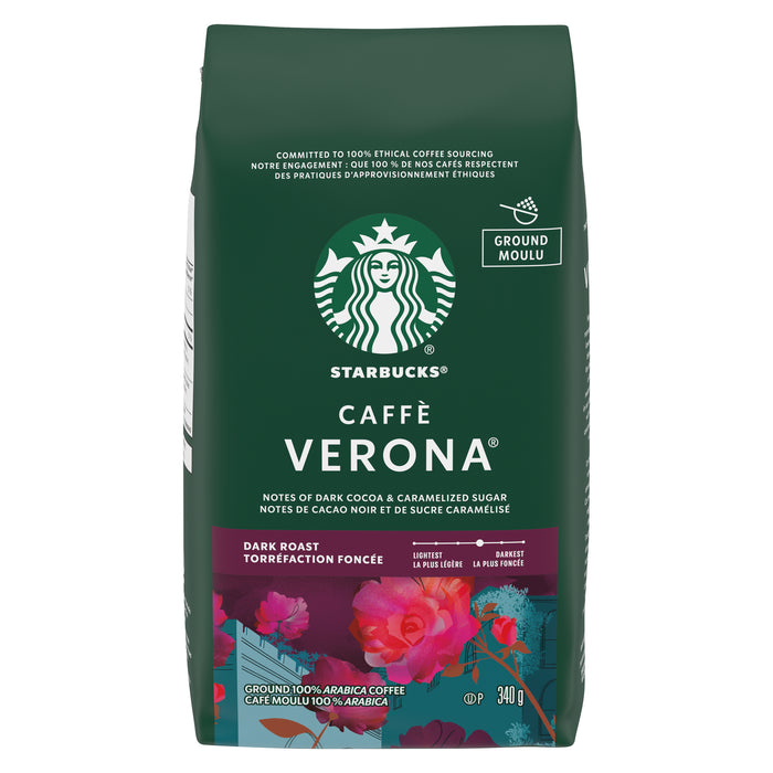 Café Verona de torréfaction foncée de Starbucks – 340 g