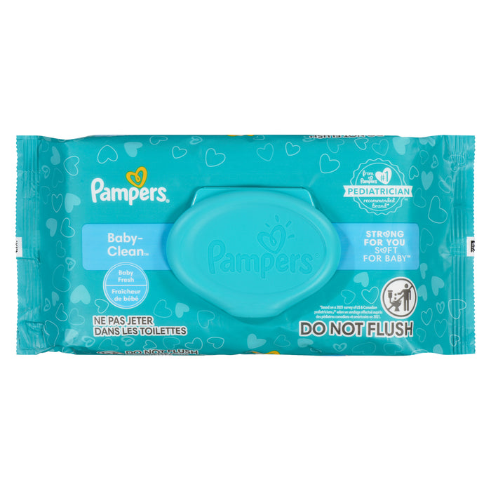 Pampers Scented Baby Wipes - 72pk.