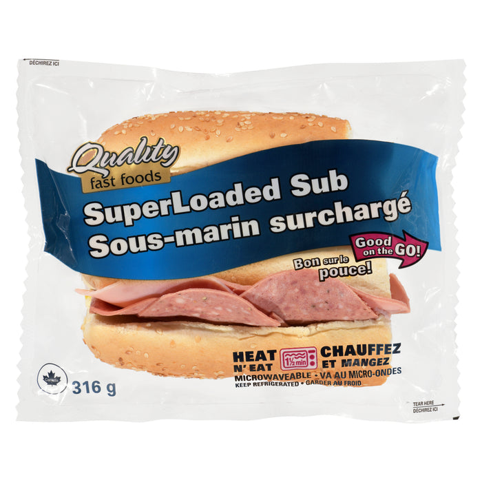 Quality Fast Foods Superloaded Sub 316 g