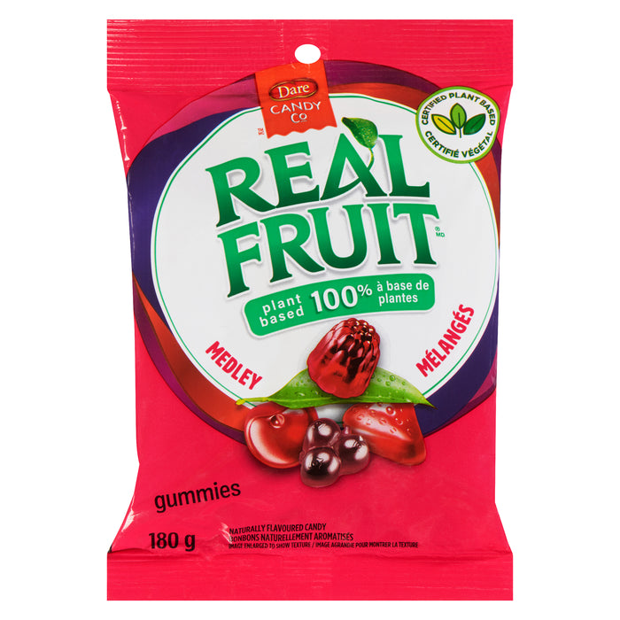 Dare Candy Co Realfruit Gummies Mélangés, 180 g