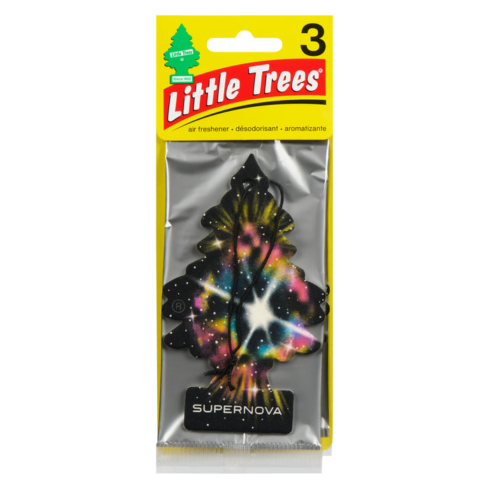 Assainisseur d'air Little Trees Supernova, emballage de 3
