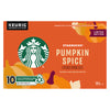 Starbucks Pumpkin Spice K-Cups - 10pk.