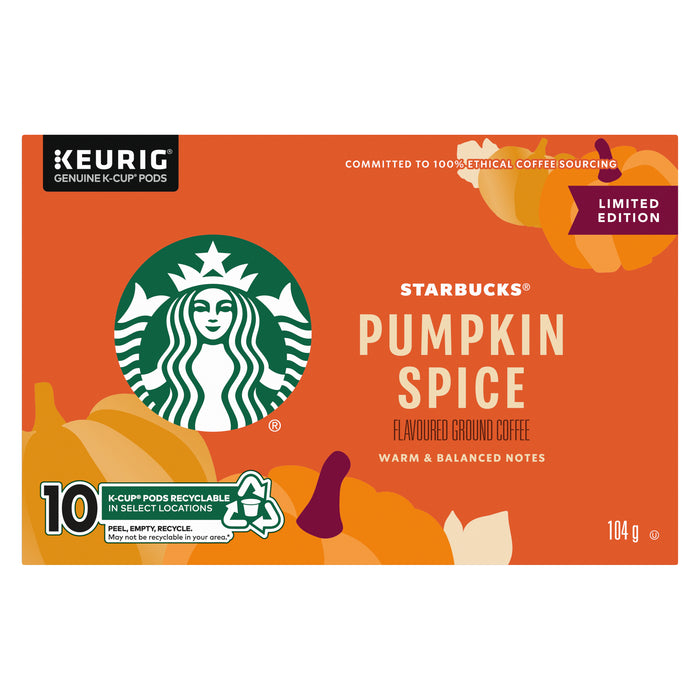 Starbucks Pumpkin Spice K-Cups - 10pk.