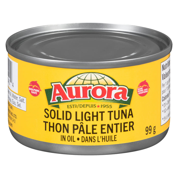 Aurora Solid Light Tuna in Oil, 99 g