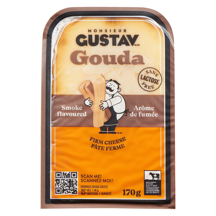 Monsieur Gustav Gouda Cheese Smoke Flavour, 170-g