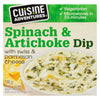 Trempette aux épinards et aux artichauts Cuisine Adventures – 198 g