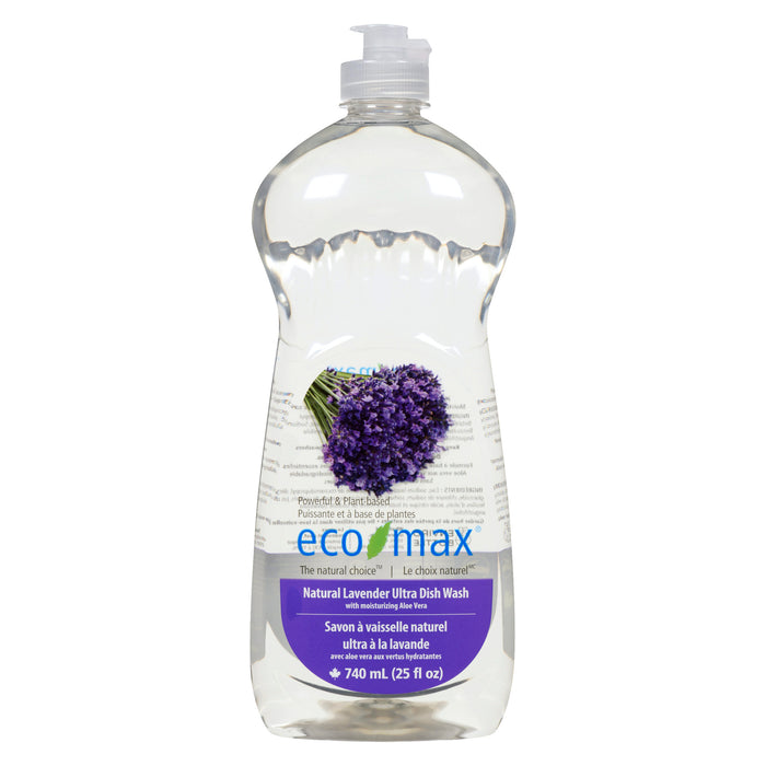 Eco Max Natural Lavender Ultra Dish Wash, 740-ml