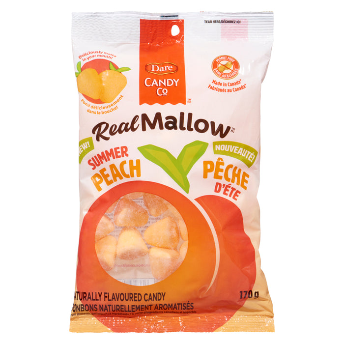 Dare Candy Co Dare Mallow Bonbons Pêche D'été, 150 g