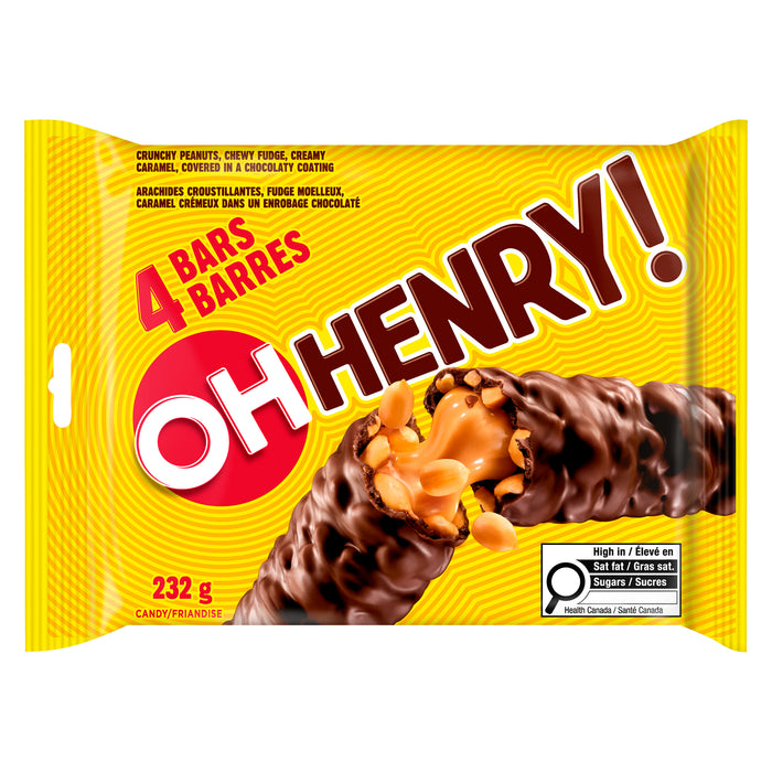 Oh Henry! Friandise Barres, emb. de 4
