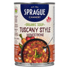 Sprague Soupe Biologique Minestrone à la Toscane, 398-ml