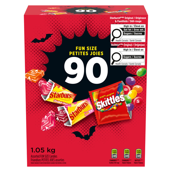 Friandises Petites joies assorties Skittles et Starburst, emb. de 90
