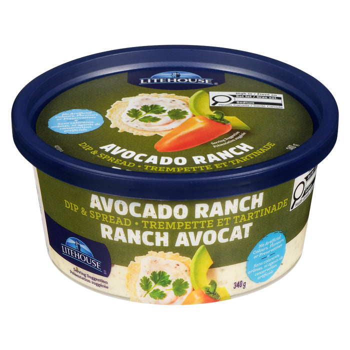 Litehouse Avocado Ranch Dip & Spread - 340g
