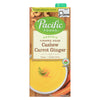 Soupe crémeuse noix de cajou, carottes et gingembre biologique Pacific Foods, 1 L