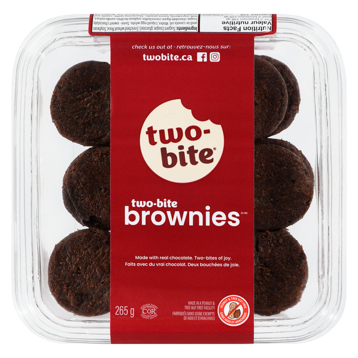 Brownies moelleux et fondants Two-Bite, 265 g