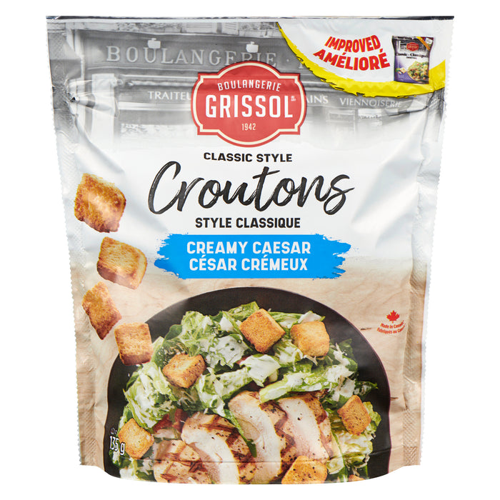 Boulangerie Grissol Classic Style Creamy Caesar Croutons, 135 g