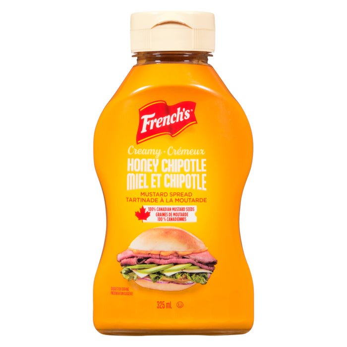 French's Tartinade à la Moutarde Crémeux Miel et Chipotle, 325-ml
