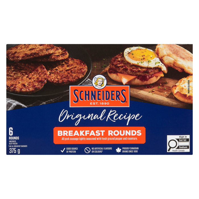 Rondines de saucisse Original Recipe Schneiders en emballage de 6 - 375 g