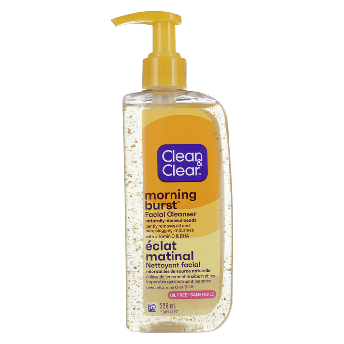Clean & Clear Morning Burst Facial Cleanser, 236-ml