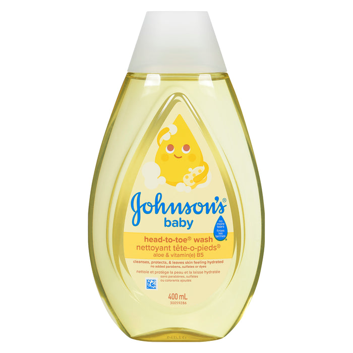 Johnson's Newborn Head-to-Toe Wash, 400-ml