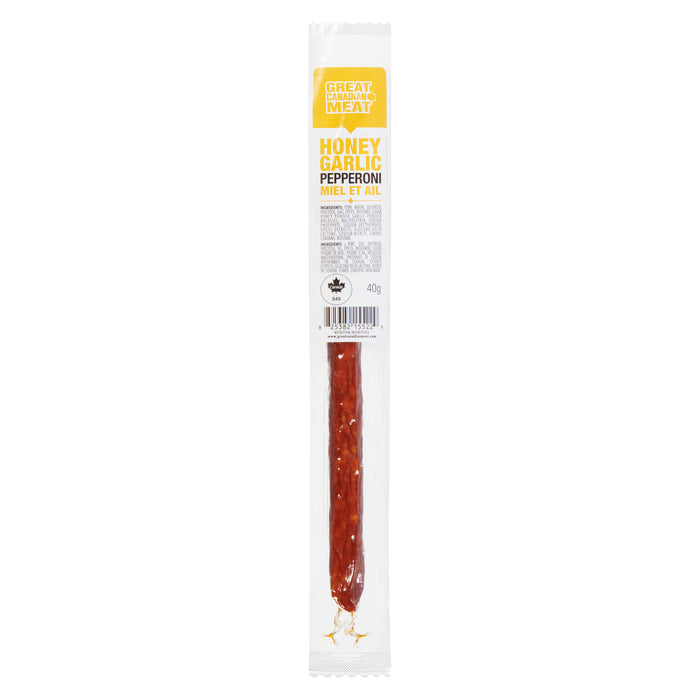 Great Canadian Meat Pepperoni Honey Garlic, 40 g