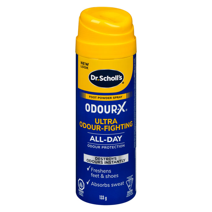 Dr. Scholl's Odour-X Foot Powder Spray, 133-g