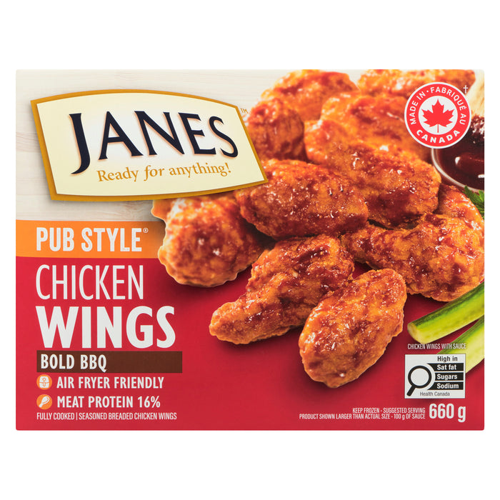 Janes Style Pub Ailes BBQ Audacieux, 660-g