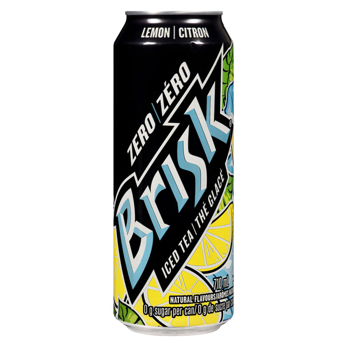 Thé glacé au citron Brisk Zéro, 710 ml