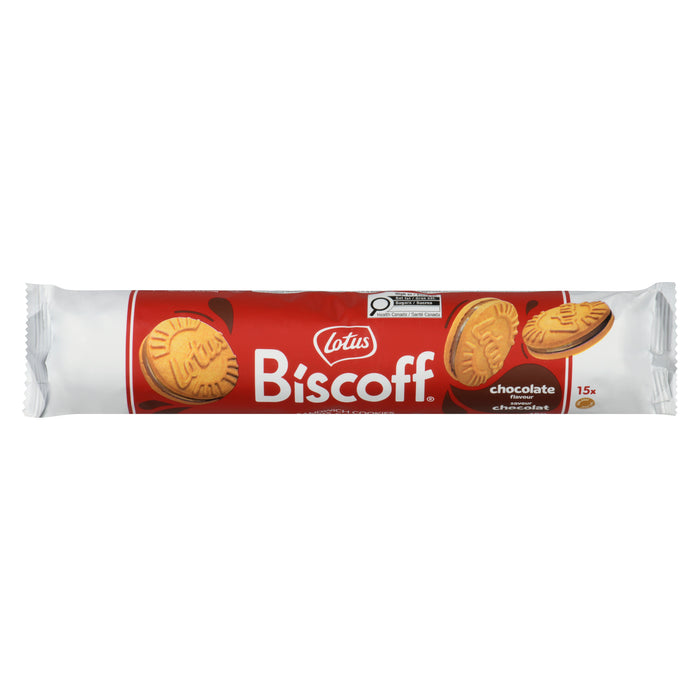 Lotus Biscoff Sandwich Cookies Chocolate Flavour, 150 g
