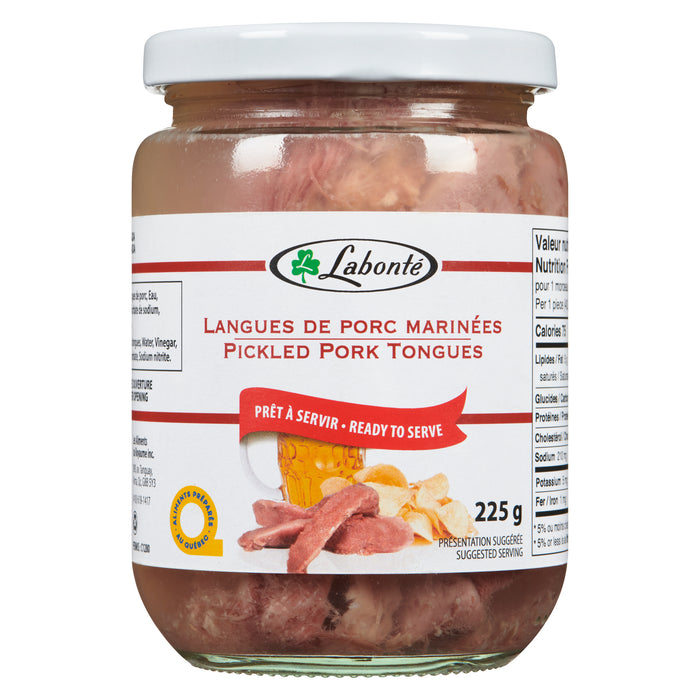 Langues de porc marinées Labonté, 225 g