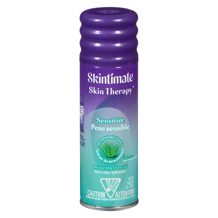 Skintimate Skin Therapy Gel à Raser Hydratant Peau Sensible, 198-g