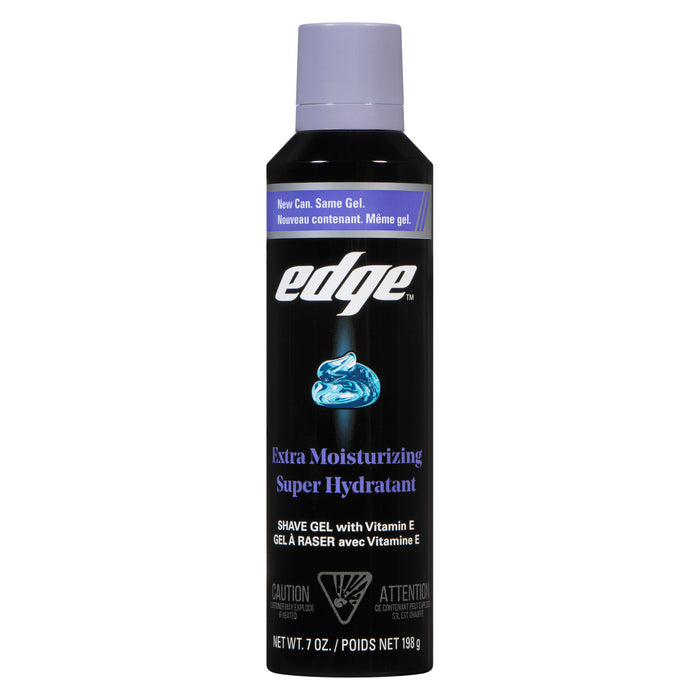 Edge Gel à Raser avec Vitamine E Super Hydratant, 198 g