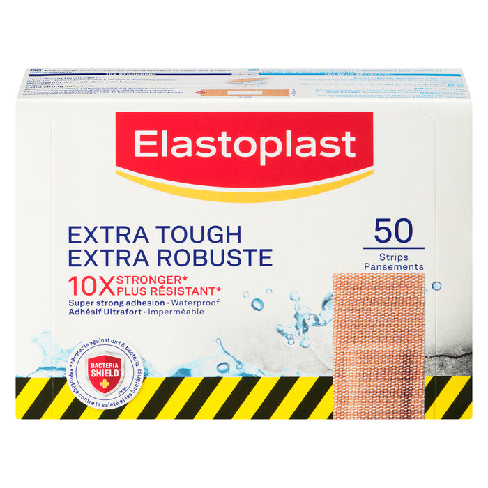 Elastoplast Extra Tough Strips, 50-Pack