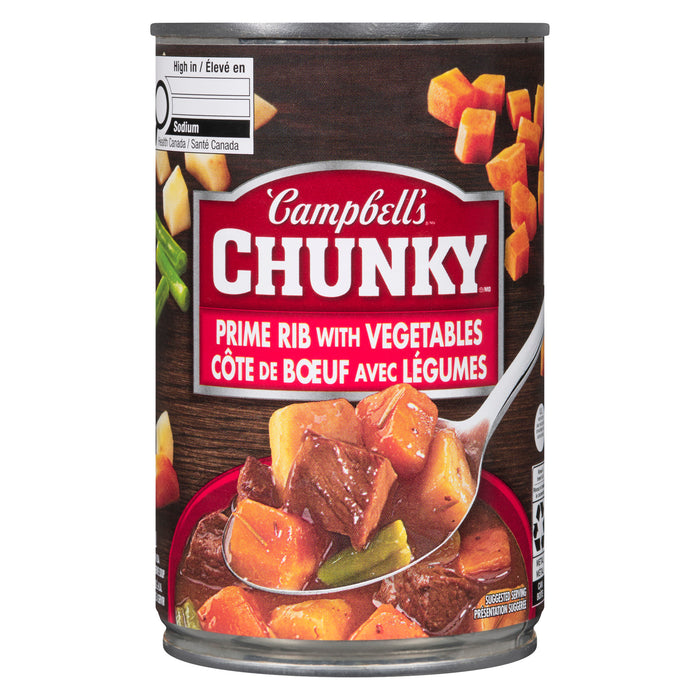 Campbell's Chunky Prime Rib with Vegetables Soup, 515-ml
