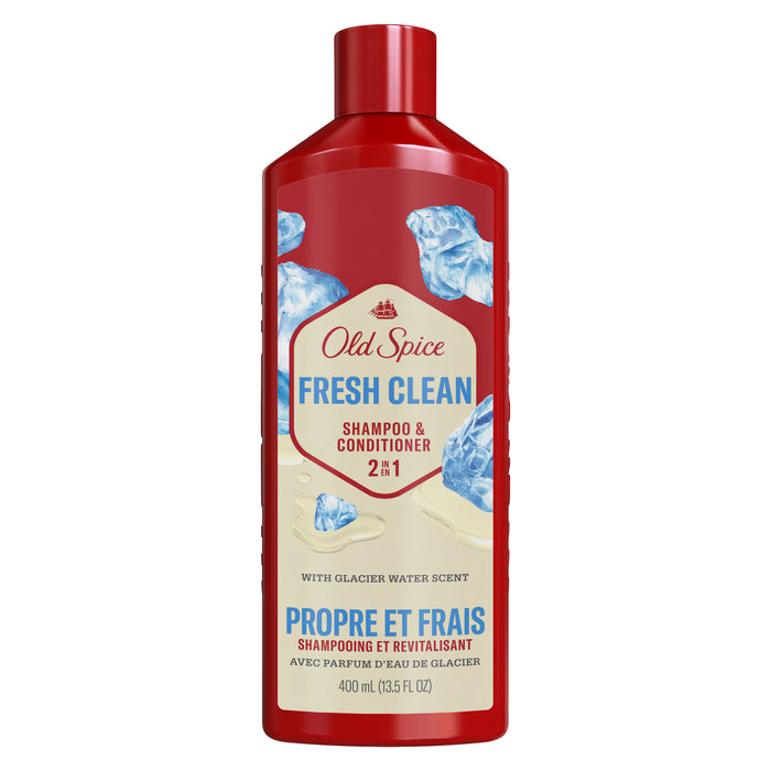 Old Spice Men's Refresh 2-in-1 Shampoo and Conditioner, 400-ml