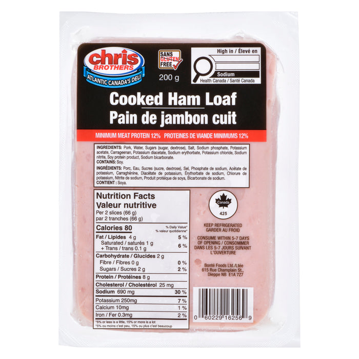 Chris Brothers Cooked Ham Loaf Extra Lean, 200 g