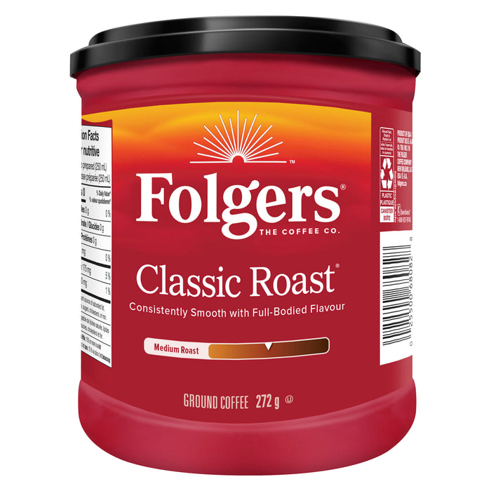 Folgers Torréfaction Traditionnelle Café Moulu Torréfaction Moyenne, 272 g