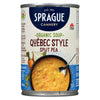 Sprague Québec-Style Split Pea Soup with Vegetables and Hemp Hearts, Organic, 398-ml