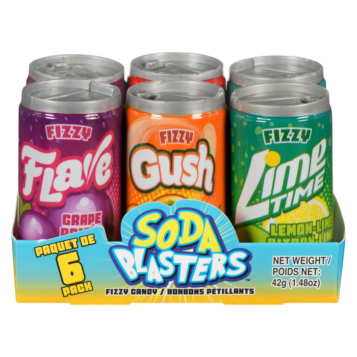 Exclusive Brands Soda Blasters Bonbons Pétillants, emb de 6, 42 g