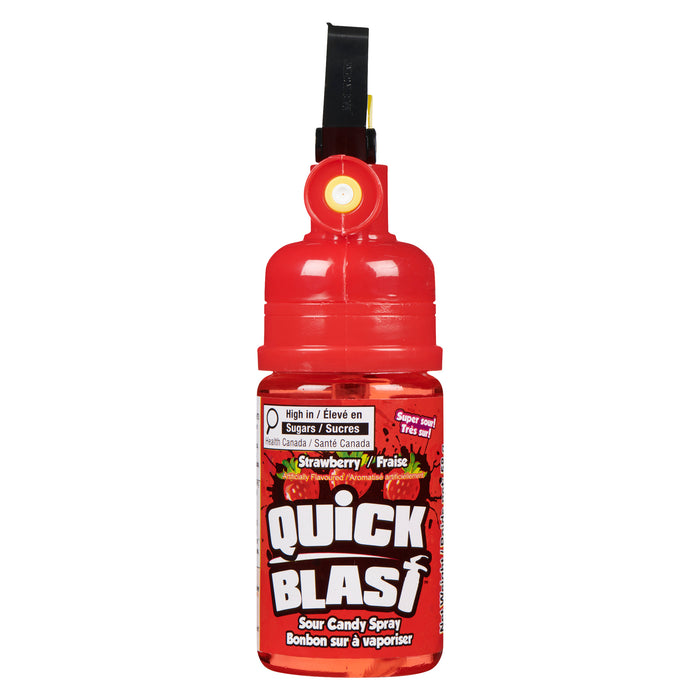 Exclusive Brands Quick Blast Bonbon Sur à Vaporiser Fraise, 58 g