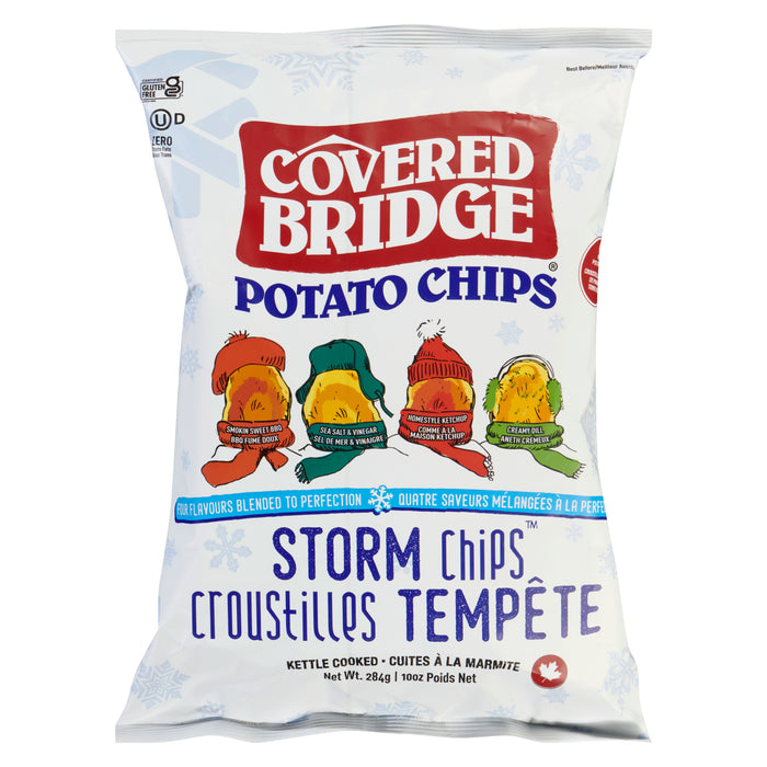 Covered Bridge Potato Chips Storm Chips, 284-g