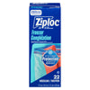 Ziploc Microwave Safe Freezer Bags with Double Seal and Easy Open Tabs, Medium, 19-Pack