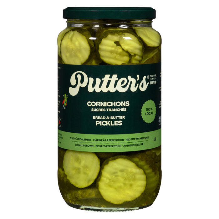 Cornichons sucrés Putter's – 1 L