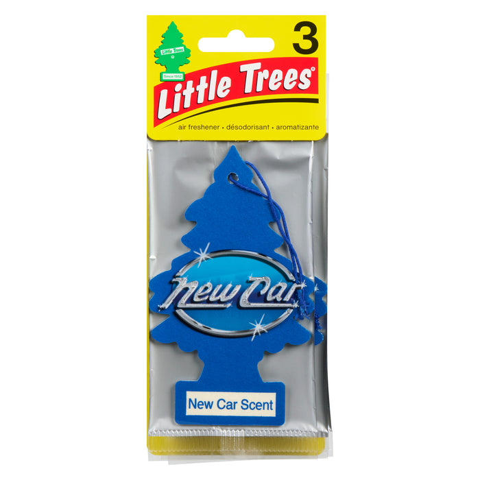 Assainisseur d’air à suspendre Little Trees, voiture neuve, emballage de 3